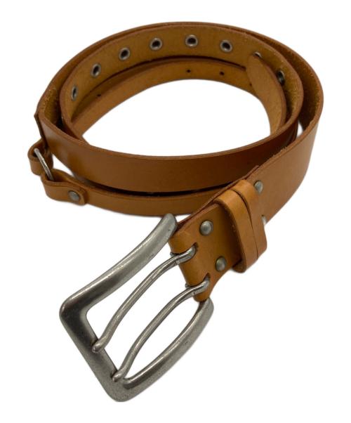 Y's（ワイズ）Y's (ワイズ) ダブルベルト ブラウンの古着・服飾アイテム