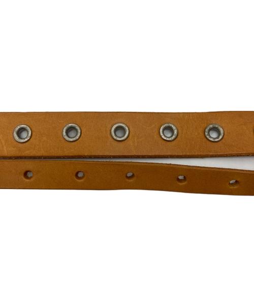 Y's（ワイズ）Y's (ワイズ) ダブルベルト ブラウンの古着・服飾アイテム