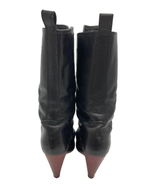 Y's（ワイズ）Y's (ワイズ) レースアップブーツ ブラック サイズ:表記無しの古着・服飾アイテム