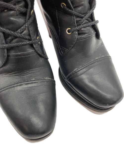 Y's（ワイズ）Y's (ワイズ) レースアップブーツ ブラック サイズ:表記無しの古着・服飾アイテム