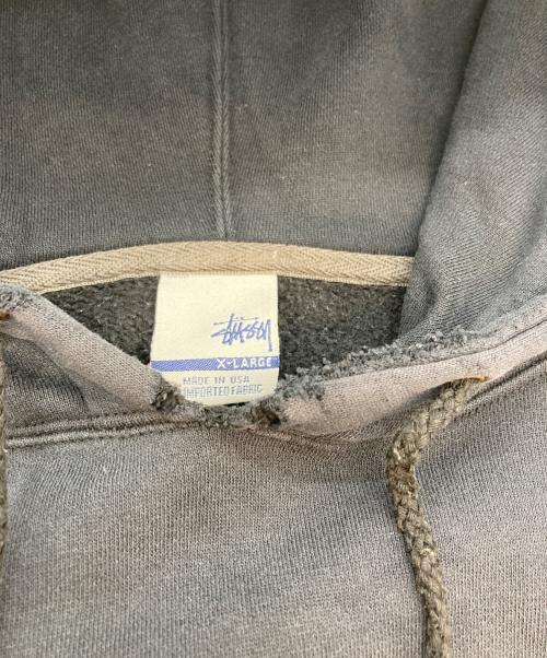 stussy（ステューシー）stussy (ステューシー) プルオーバーパーカー ブラック サイズ:SIZE XLの古着・服飾アイテム