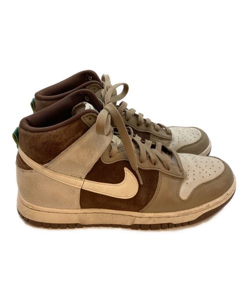 NIKE（ナイキ）NIKE (ナイキ) Dunk High PRM ブラウン サイズ:27.5の古着・服飾アイテム