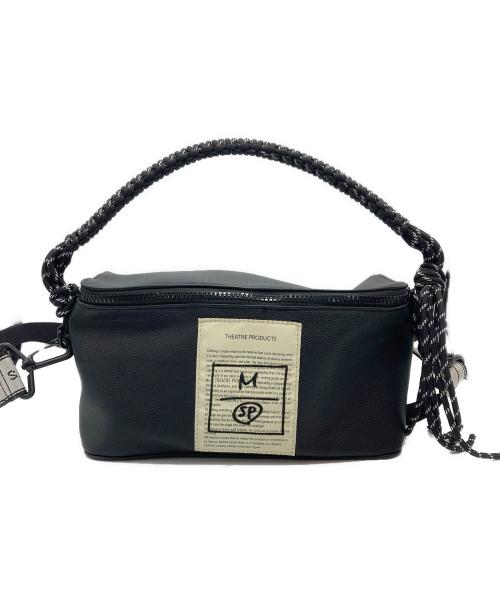 MAISON SPECIAL（メゾンスペシャル）MAISON SPECIAL (メゾンスペシャル) THEATER PRODUCTS コラボレーションホライゾナルレザーショルダーバッグ ブラックの古着・服飾アイテム