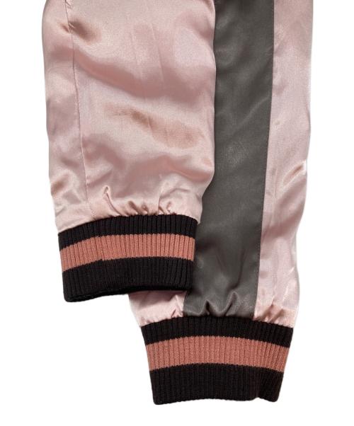 japanese classical scripi（ジャパニーズクラシックスクリプト）japanese classical scripi (ジャパニーズクラシックスクリプト) リバーシブルスカジャン ブラック×ピンク サイズ:Sの古着・服飾アイテム