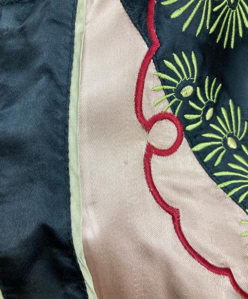 japanese classical scripi（ジャパニーズクラシックスクリプト）japanese classical scripi (ジャパニーズクラシックスクリプト) リバーシブルスカジャン ブラック×ピンク サイズ:Sの古着・服飾アイテム