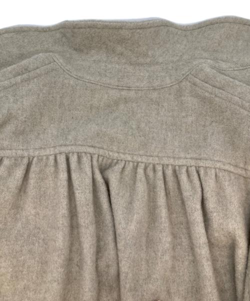 DANTON（ダントン）DANTON (ダントン) GATHERED SHORT COAT ベージュ サイズ:Sの古着・服飾アイテム