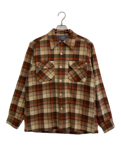 PENDLETON（ペンドルトン）PENDLETON (ペンドルトン) ボードシャツ ブラウン サイズ:SIZE Mの古着・服飾アイテム