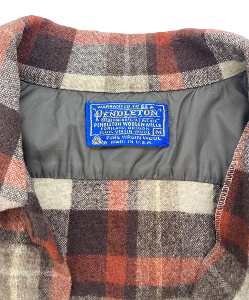 PENDLETON（ペンドルトン）PENDLETON (ペンドルトン) ボードシャツ ブラウン サイズ:SIZE Mの古着・服飾アイテム