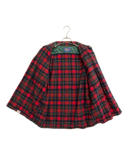 PENDLETON（ペンドルトン）PENDLETON (ペンドルトン) ボードシャツ レッド×グリーン サイズ:Mの古着・服飾アイテム