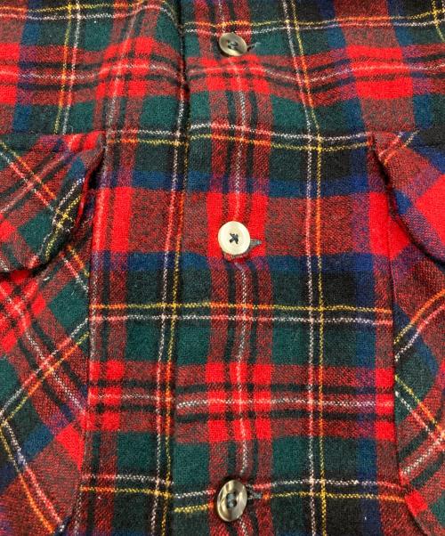 PENDLETON（ペンドルトン）PENDLETON (ペンドルトン) ボードシャツ レッド×グリーン サイズ:Mの古着・服飾アイテム