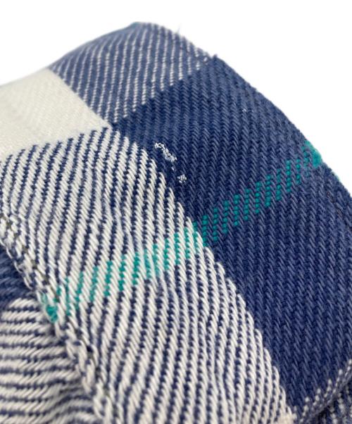 FIVE BROTHER（ファイブブラザー）FIVE BROTHER (ファイブブラザー) ネルシャツ ホワイト×ブルー サイズ:Mの古着・服飾アイテム