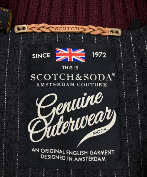 SCOTCH & SODA（スコッチアンドソーダ）SCOTCH & SODA (スコッチアンドソーダ) レザージャケット ボルドー サイズ:-の古着・服飾アイテム