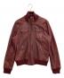 SCOTCH & SODA（スコッチアンドソーダ）の古着「レザージャケット」｜ボルドー