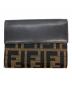 FENDI (フェンディ) ズッカ柄2つ折り財布 ブラウン：8000円