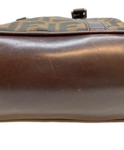 FENDI（フェンディ）FENDI (フェンディ) ズッカ柄ハンドバッグ ブラウンの古着・服飾アイテム