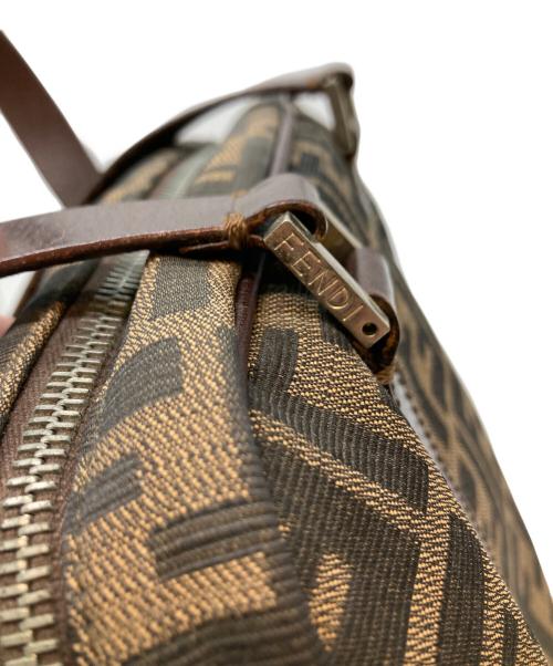 FENDI（フェンディ）FENDI (フェンディ) ズッカ柄ハンドバッグ ブラウンの古着・服飾アイテム