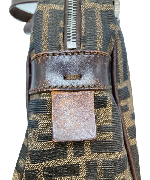 FENDI（フェンディ）FENDI (フェンディ) ズッカ柄ハンドバッグ ブラウンの古着・服飾アイテム