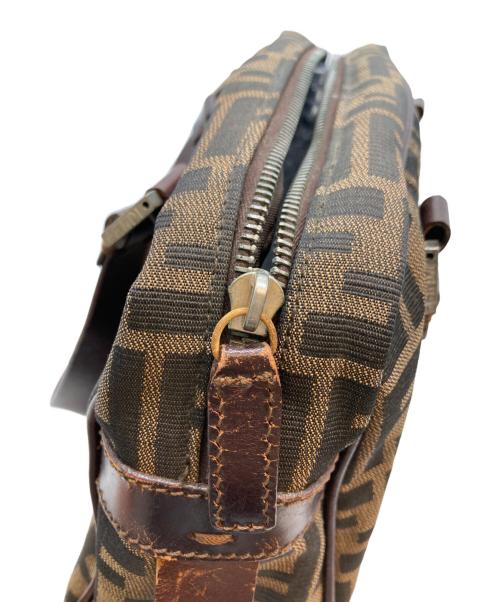 FENDI（フェンディ）FENDI (フェンディ) ズッカ柄ハンドバッグ ブラウンの古着・服飾アイテム