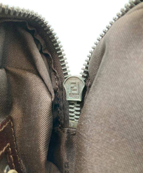 FENDI（フェンディ）FENDI (フェンディ) ズッカ柄ハンドバッグ ブラウンの古着・服飾アイテム