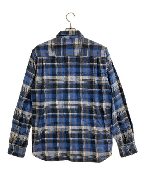stussy（ステューシー）stussy (ステューシー) チェックネルシャツ ブルー サイズ:Mの古着・服飾アイテム