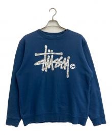 stussy（ステューシー）の古着「ロゴプリントスウェット」｜ブルー