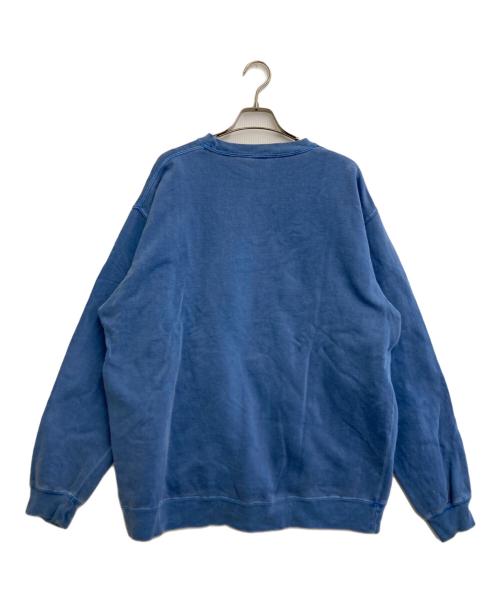 stussy（ステューシー）stussy (ステューシー) ロゴスウェット ブルー サイズ:Lの古着・服飾アイテム