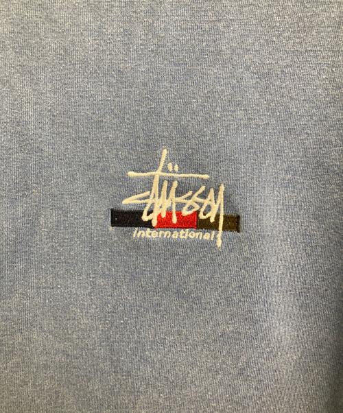 stussy（ステューシー）stussy (ステューシー) ロゴスウェット ブルー サイズ:Lの古着・服飾アイテム