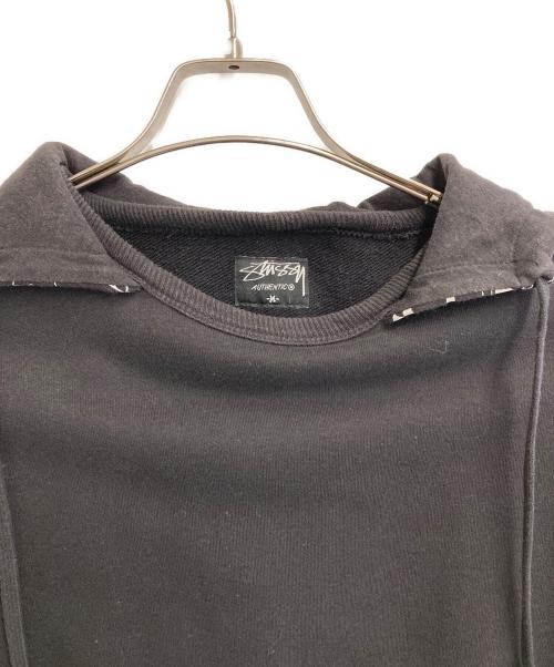 stussy（ステューシー）stussy (ステューシー) パーカー ブラック サイズ:Mの古着・服飾アイテム