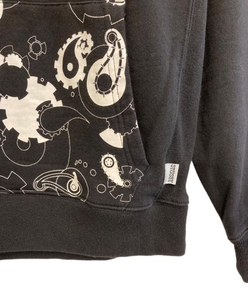 stussy（ステューシー）stussy (ステューシー) パーカー ブラック サイズ:Mの古着・服飾アイテム