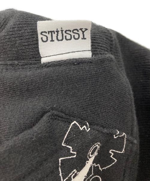 stussy（ステューシー）stussy (ステューシー) パーカー ブラック サイズ:Mの古着・服飾アイテム