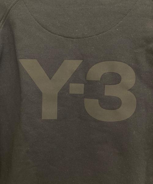 Y-3（ワイスリー）Y-3 (ワイスリー) クルーネック バックロゴ スウェット ブラック サイズ:XLの古着・服飾アイテム