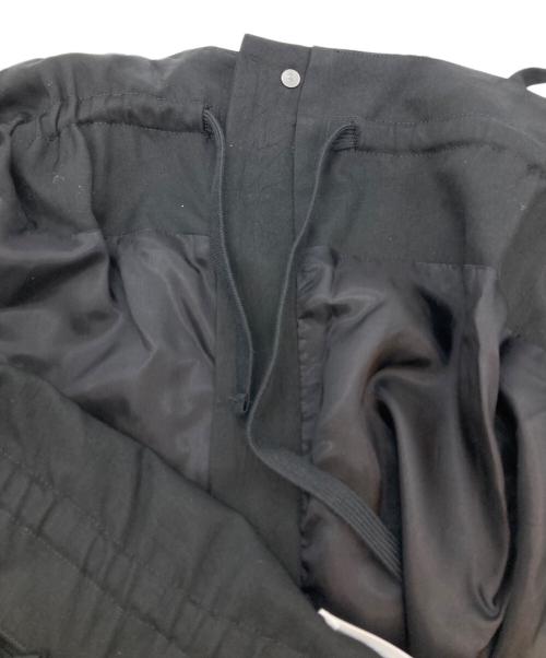 SACRA（サクラ）SACRA (サクラ) アセテート ブライト ツイル サロペット ブラック サイズ:38の古着・服飾アイテム