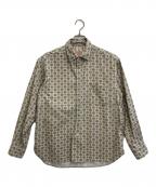 TOWN CRAFTタウンクラフト）の古着「柄シャツ」｜グレー