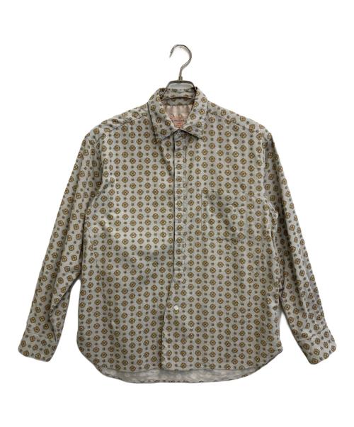 TOWN CRAFT（タウンクラフト）TOWN CRAFT (タウンクラフト) 柄シャツ グレー サイズ:Mの古着・服飾アイテム