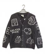 GELATO PIQUE HOMME×SUPER MARIOジェラートピケ オム×スーパーマリオ）の古着「パイル地カーディガン」｜グレー