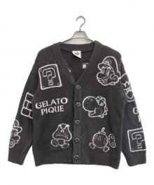 GELATO PIQUE HOMME×SUPER MARIO（ジェラートピケ オム×スーパーマリオ）の古着「パイル地カーディガン」｜グレー