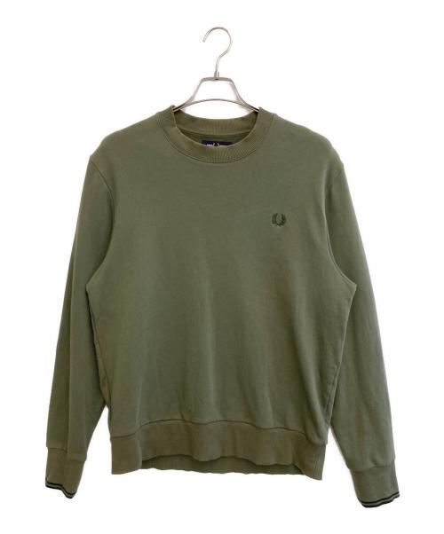 FRED PERRY（フレッドペリー）FRED PERRY (フレッドペリー) スウェット オリーブ サイズ:Lの古着・服飾アイテム
