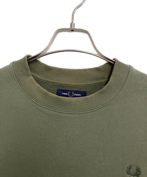 FRED PERRY（フレッドペリー）FRED PERRY (フレッドペリー) スウェット オリーブ サイズ:Lの古着・服飾アイテム