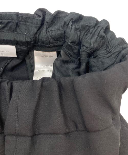 NO CONTROL AIR（ノーコントロールエアー）no control air (ノーコントロールエアー) リバースツイルダブルクロス モモヤマパンツ ブラック サイズ:3の古着・服飾アイテム