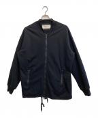 Onitsuka Tiger×ANDREA POMPILIOオニツカタイガー×アンドレアポンピリオ）の古着「オーバーサイズジャケット」｜ブラック