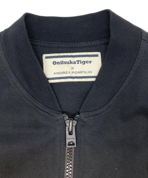 Onitsuka Tiger（オニツカタイガー）Onitsuka Tiger (オニツカタイガー) ANDREA POMPILIO (アンドレアポンピリオ) オーバーサイズジャケット ブラック サイズ:Lの古着・服飾アイテム