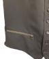 中古・古着 GROUND Y (グラウンドワイ) COTTON ZAZA CROSS WA ZIPPER POCKET VEST ブラック サイズ:3：17000円