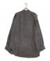 GROUND Y (グラウンドワイ) 24AW ストライプキュプラシャツ グレー サイズ:3：23000円