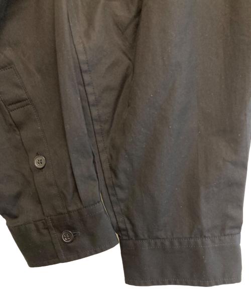 GROUND Y（グラウンドワイ）GROUND Y (グラウンドワイ) 24AW Paneled BIG Shirt ブルー×ブラック サイズ:3の古着・服飾アイテム