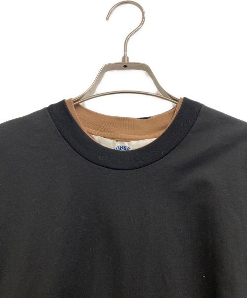 SUNSEA（サンシー）SUNSEA (サンシー) 21AW Layered 2tone カットソー ブラック×ブラウン サイズ:3の古着・服飾アイテム