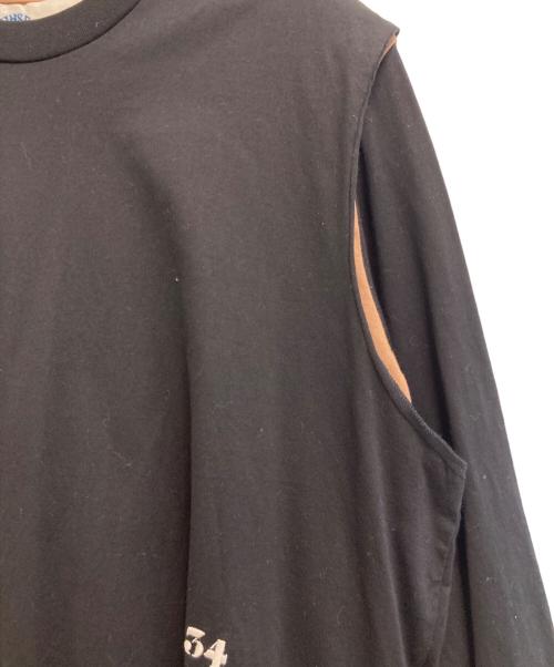 SUNSEA（サンシー）SUNSEA (サンシー) 21AW Layered 2tone カットソー ブラック×ブラウン サイズ:3の古着・服飾アイテム