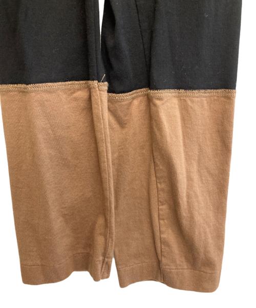 SUNSEA（サンシー）SUNSEA (サンシー) 21AW Layered 2tone カットソー ブラック×ブラウン サイズ:3の古着・服飾アイテム