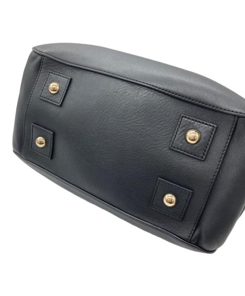 MULBERRY（マルベリー）MULBERRY (マルベリー) レザーショルダーバッグ ブラックの古着・服飾アイテム