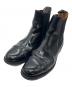 SANDERS（サンダース）の古着「MILITARY CAP TOE CHELSEA BOOT」｜ブラック