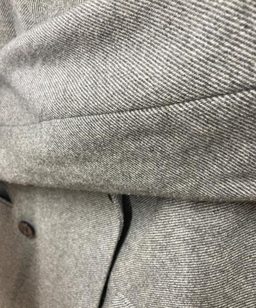 FRAY ID（フレイ アイディー）FRAY ID (フレイ アイディー) ダブルボタンウールジャケット グレー サイズ:SIZE　0の古着・服飾アイテム